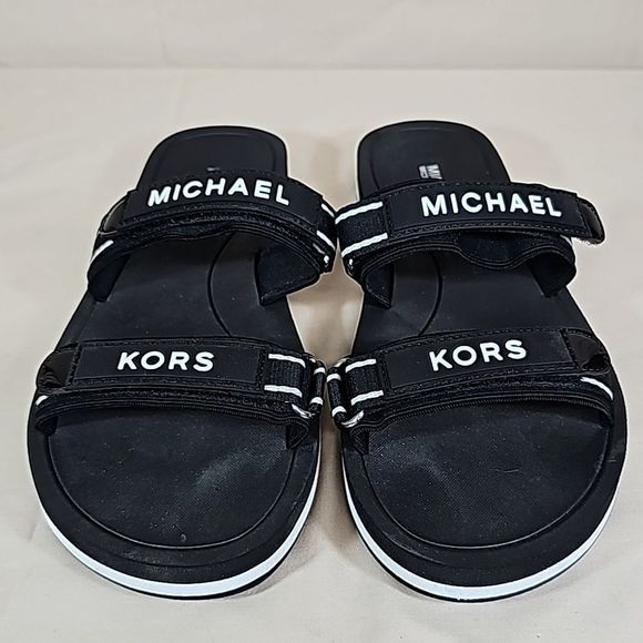 Michael Kors Shoes - MICHAEL KORS IRINA WOMENS SLIDE SANDALS BFPM-09-022